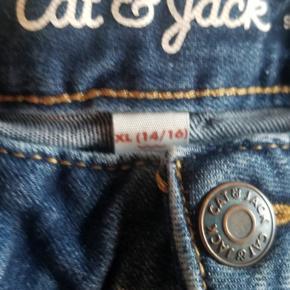 Bundle if 5 denim Shorts Girls Size XL 14/16 - Picture 3 of 7